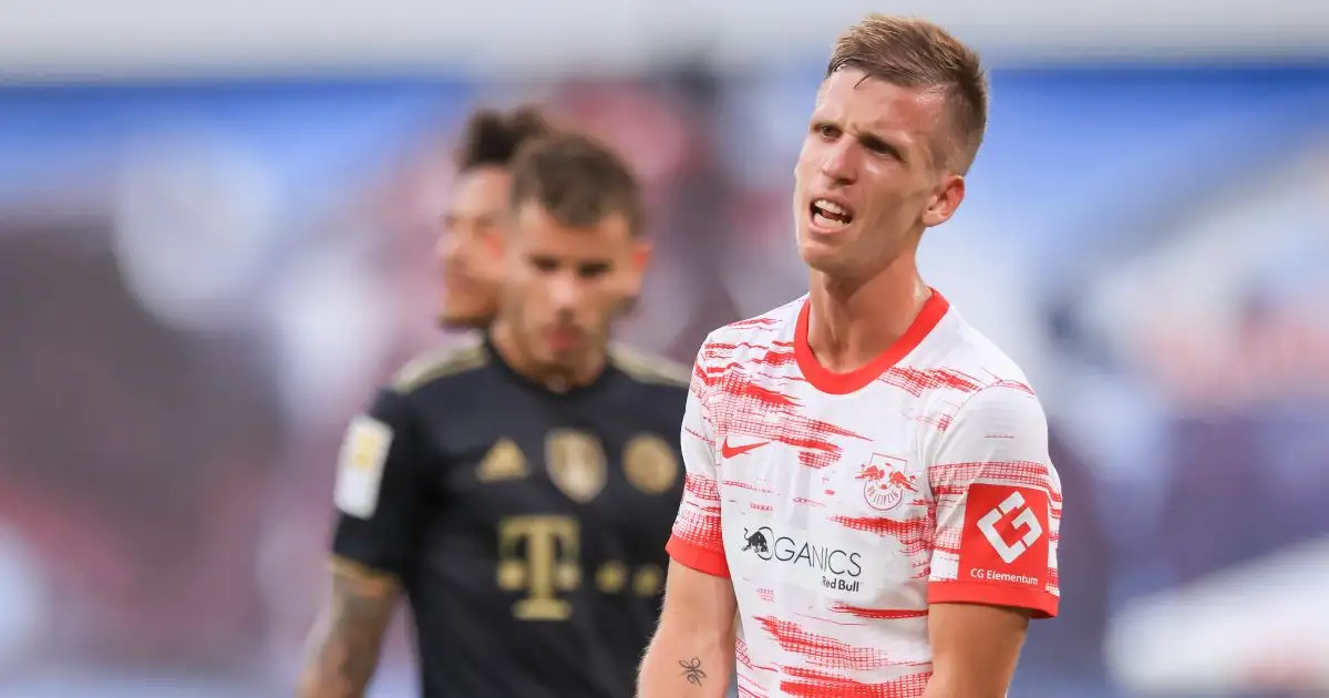 Dani Olmo playing for RB Leipzig