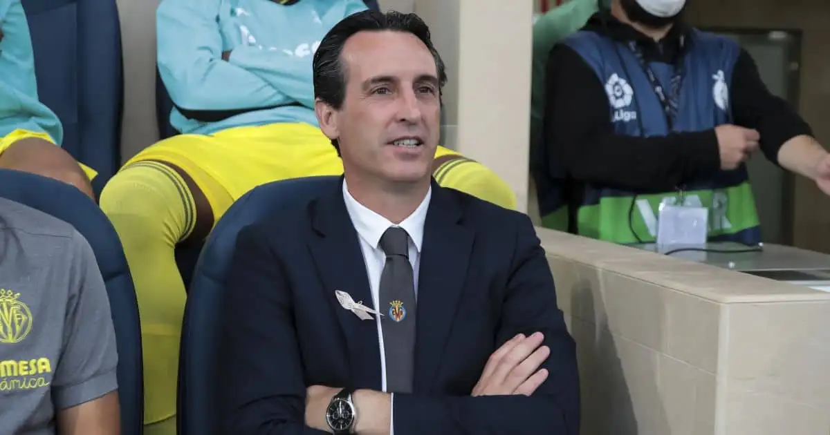 Villarreal manager Unai Emery, October 2021