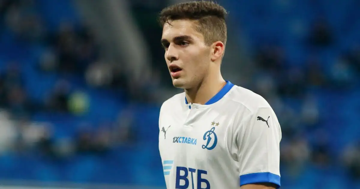 Arsen Zakharyan during Zenit Saint Petersburg vs Dynamo Moscow, October 2021