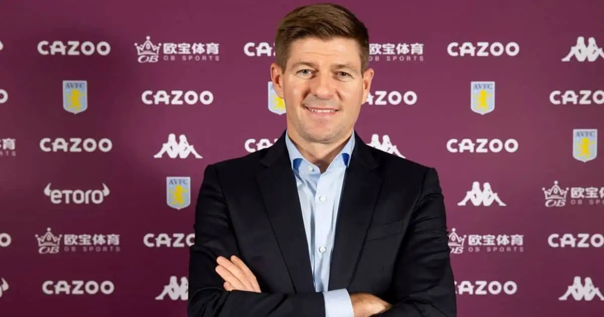 Steven Gerrard appointed Aston Villa boss - pic via club's official website