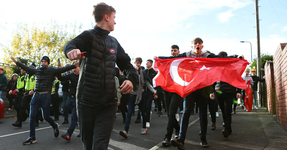 Hull fans before a match at Barnsley