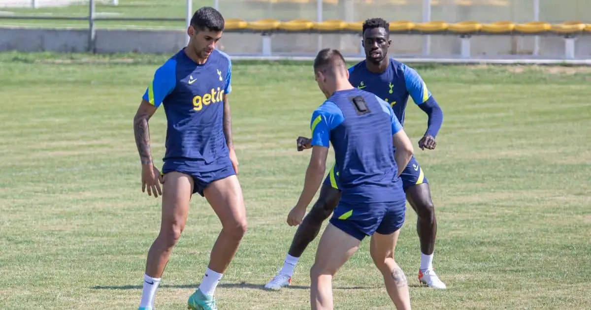 Cristian Romero, Giovani Lo Celso, Davinson Sanchez Tottenham, September 2021