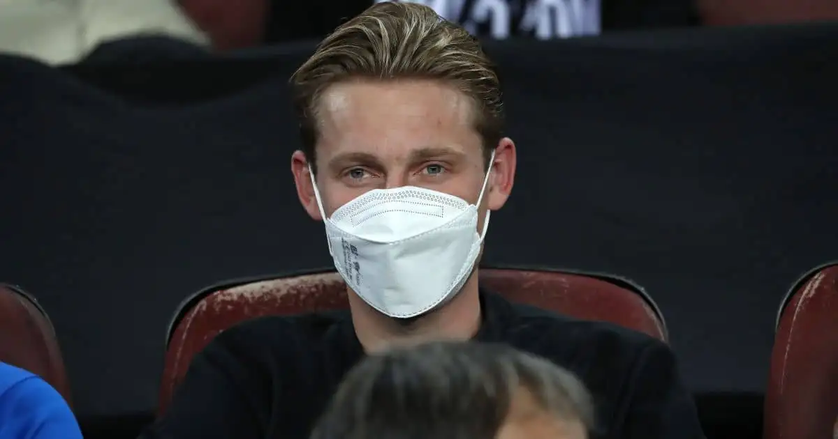 Frenkie de Jong mask October 2021