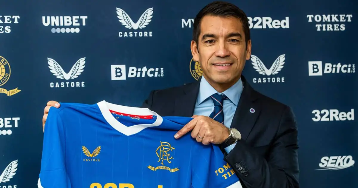 New Rangers manager Giovani van Bronckhorst - (Image via Rangers official website)