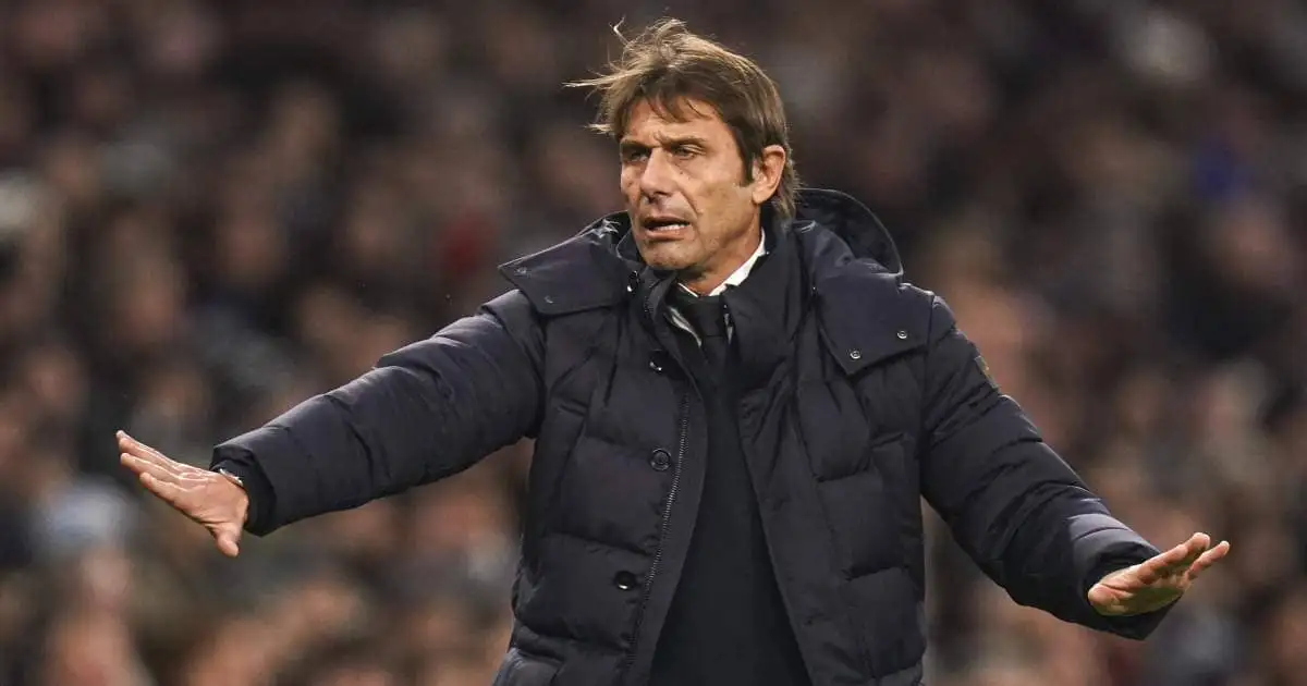 Antonio Conte managing Tottenham Hotspur