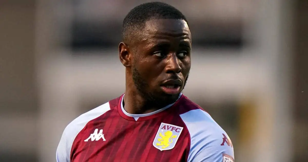 Keinan Davis playing for Aston Villa in 2021