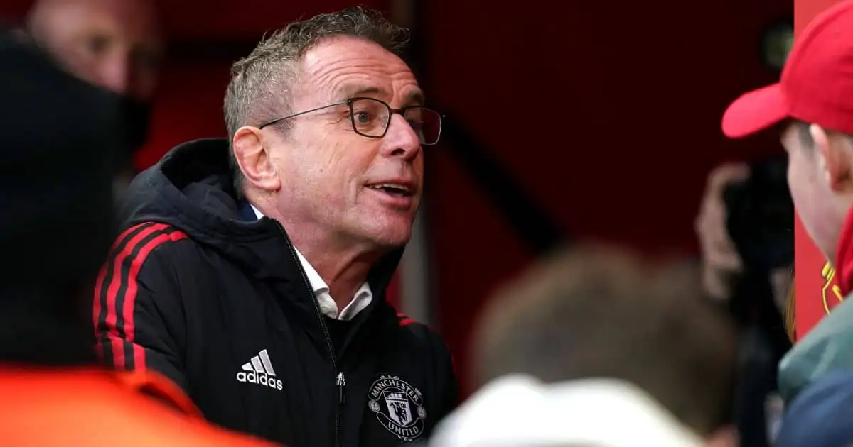 Ralf Rangnick Man Utd December 2021