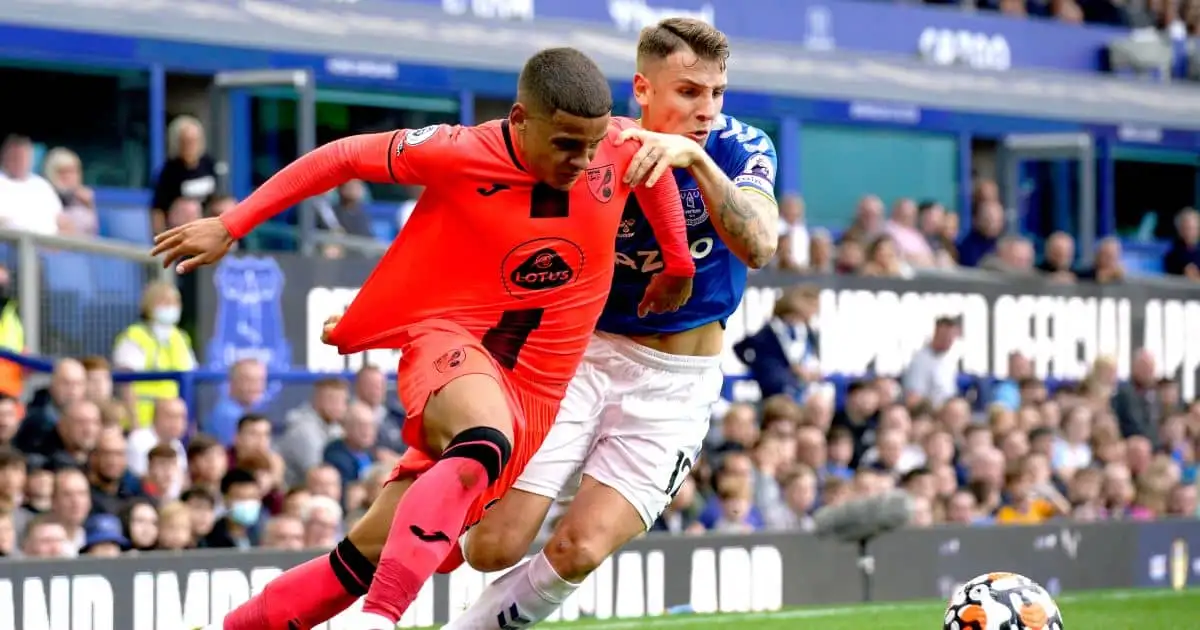 Max Aarons, Lucas Digne Everton v Norwich September 2021