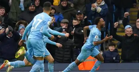 Sterling strikes with major milestone as Man City eventually punish Wolves and bizarre red card