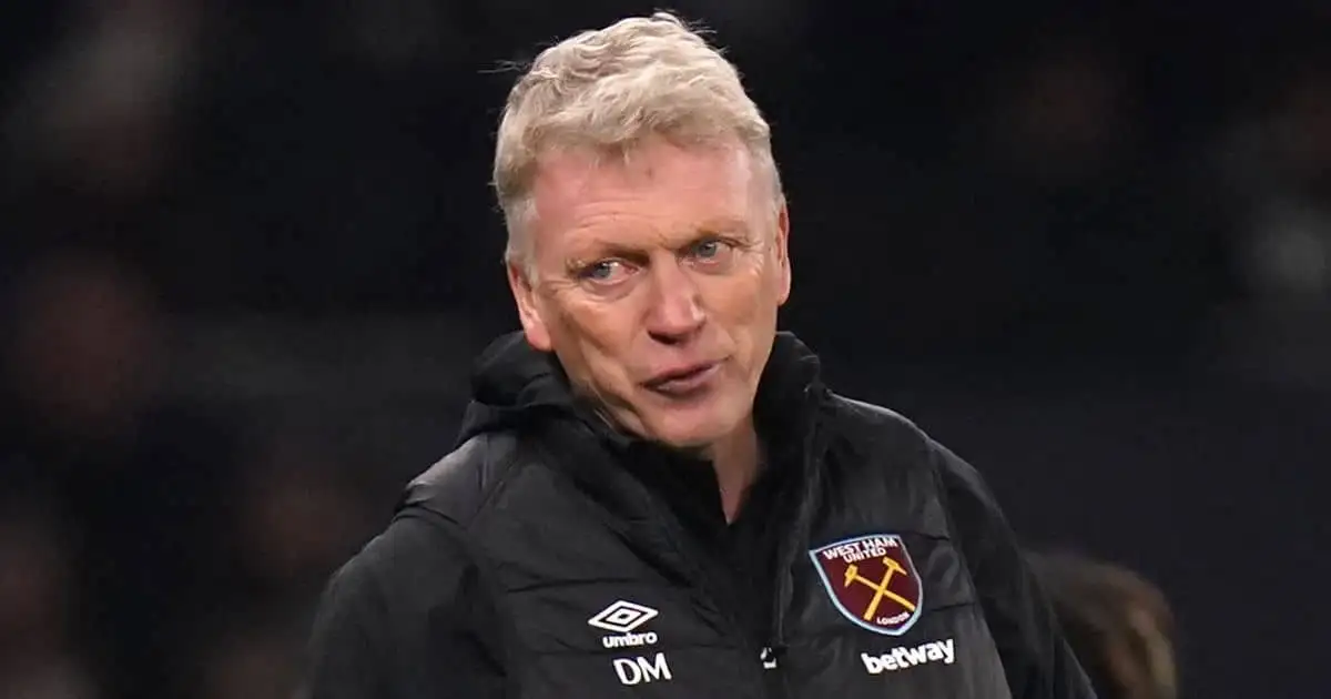 David Moyes during Tottenham Hotspur v West Ham