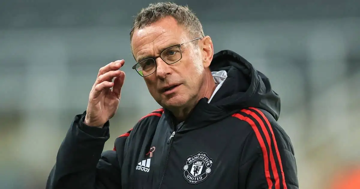 Ralf Rangnick, Manchester United interim boss at St James' Park reacting to 1-1 Premier League draw