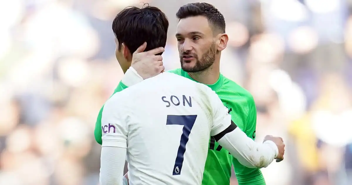 Tottenham duo Son Heung-min and Hugo Lloris