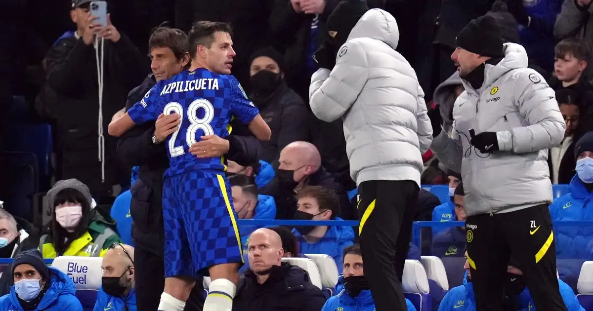 Cesar Azpilicueta Chelsea Conte January 2022