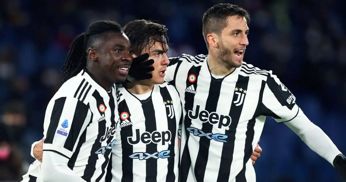 Moise Kean; Paulo Dybala; Rodrigo Bentancur Juventus