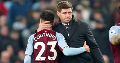 Third stunning Villa deal on as Liverpool hero rejects trio for deadly Gerrard, Coutinho reunion