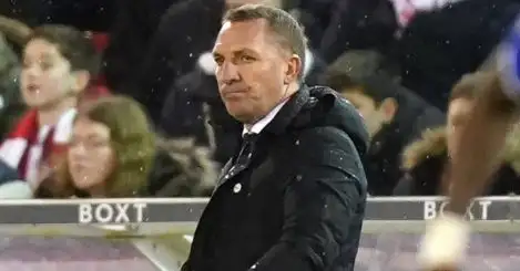 Brendan Rodgers spots ‘worrying signs’ after admitting Leicester City ‘nowhere near’