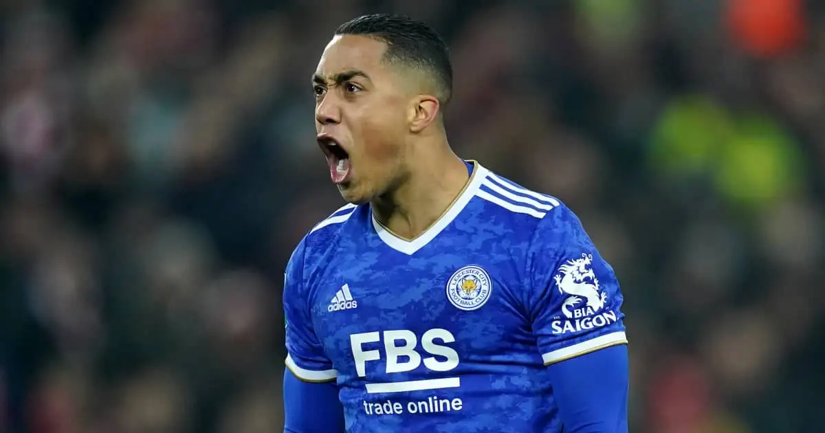 Leicester midfielder Youri Tielemans