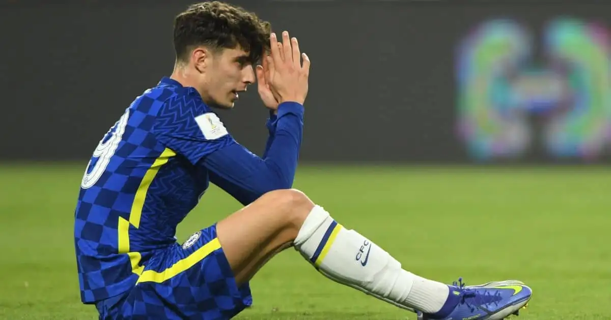 Kai Havertz sat down during the Club World Cup final