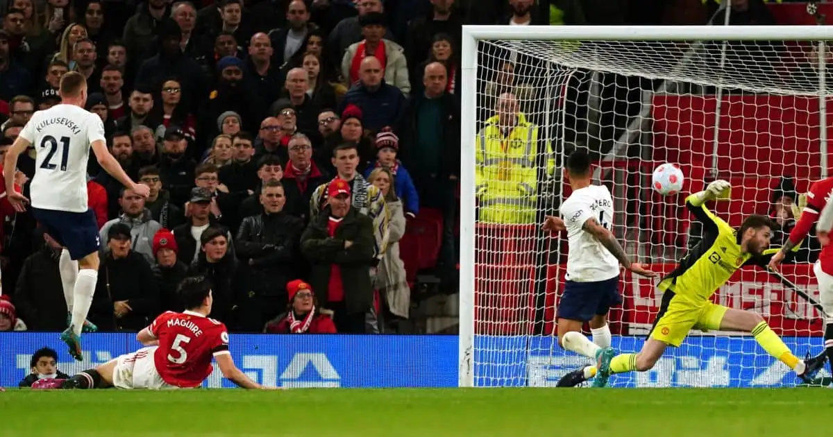 Tottenham star pays the price after being hammered for taunting Harry Maguire during Man Utd defeat
