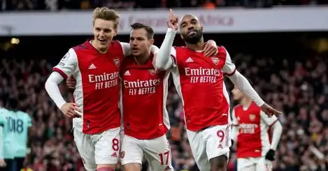 Comfortable Arsenal cruise to win over Leicester and reclaim top-four spot with Man Utd watching