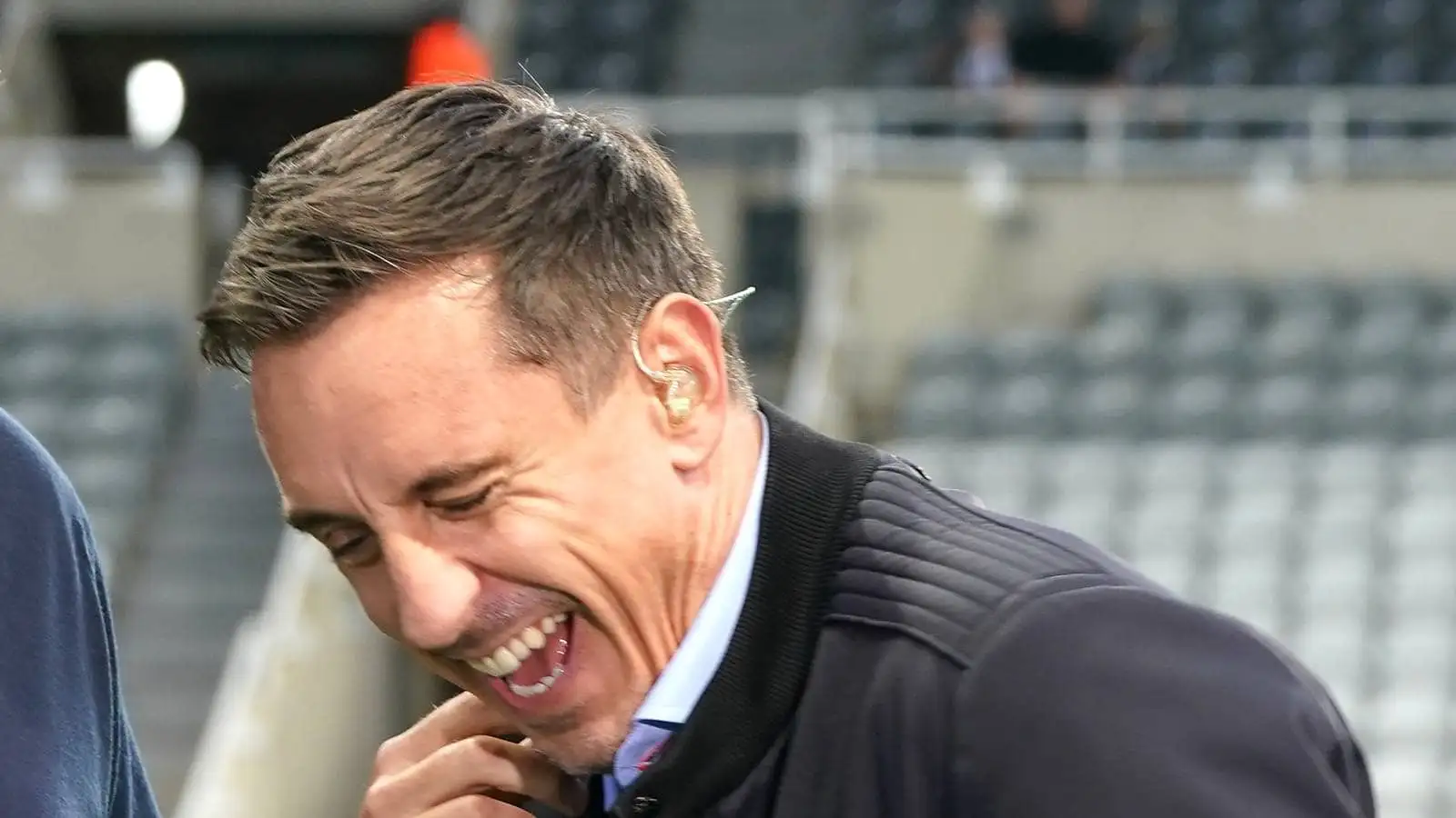 Gary Neville laughing
