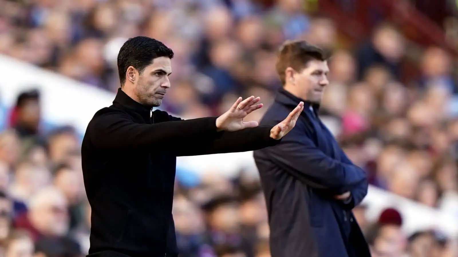 Mikel Arteta, Aston Villa v Arsenal March 2022