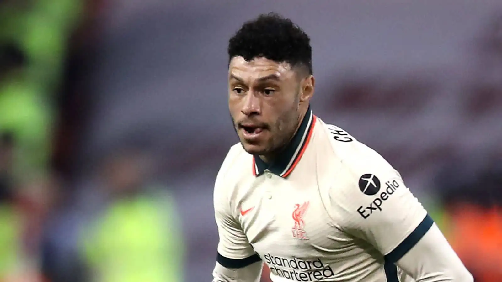 Alex Oxlade-Chamberlain on the ball for Liverpool