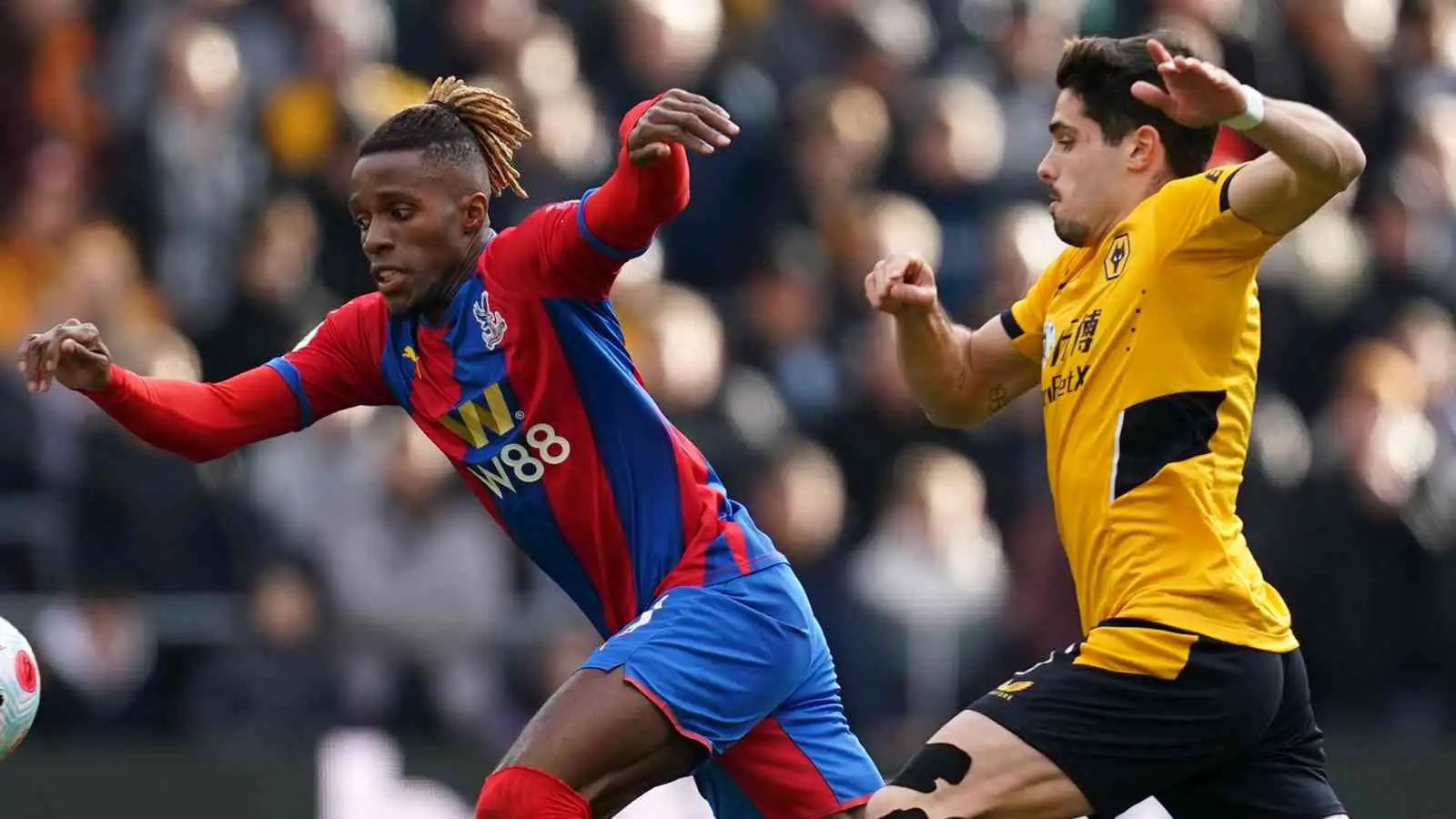 Wilfried Zaha and Pedro Neto