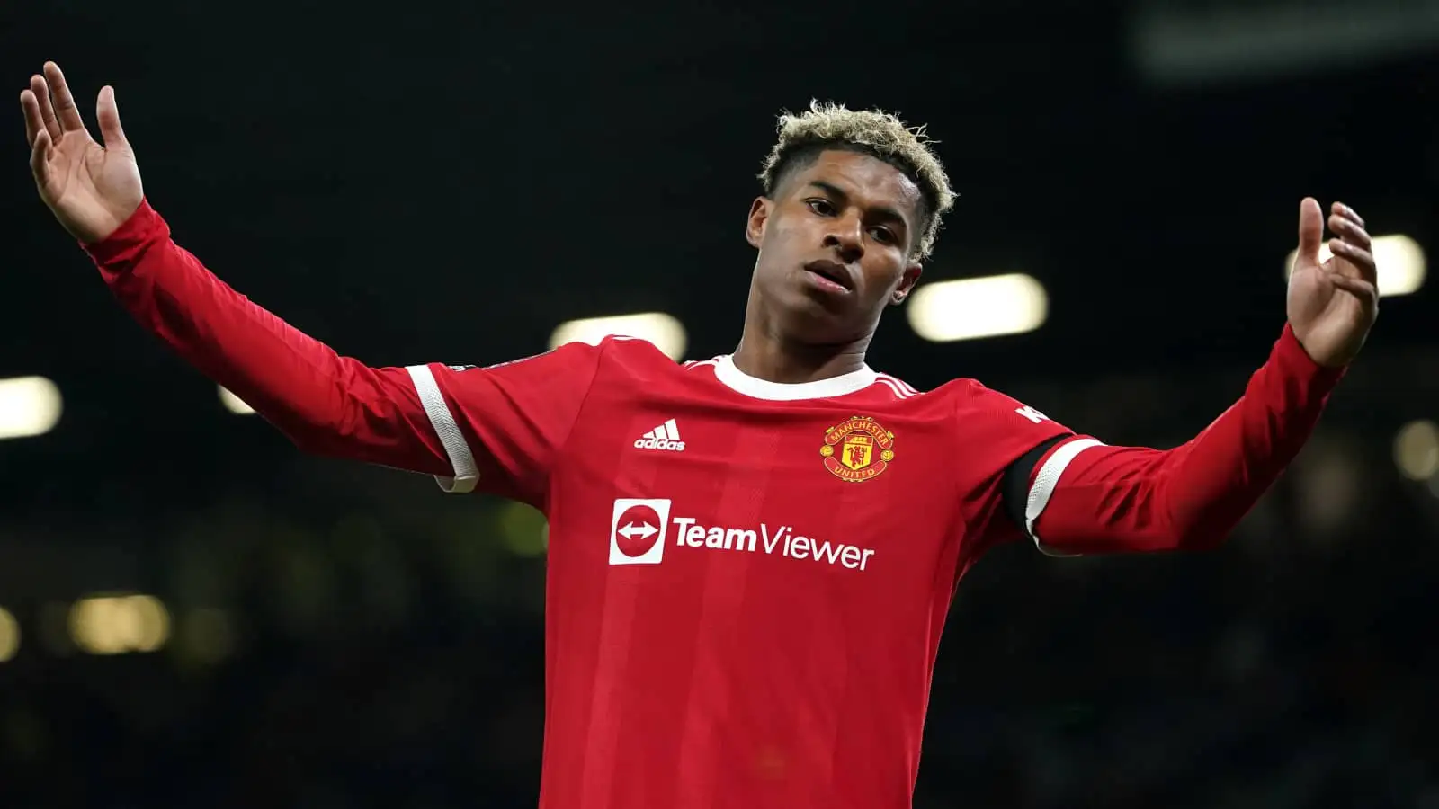 Man Utd forward Marcus Rashford