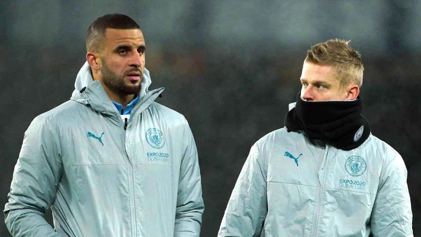 Kyle Walker and Oleksandr Zinchenko