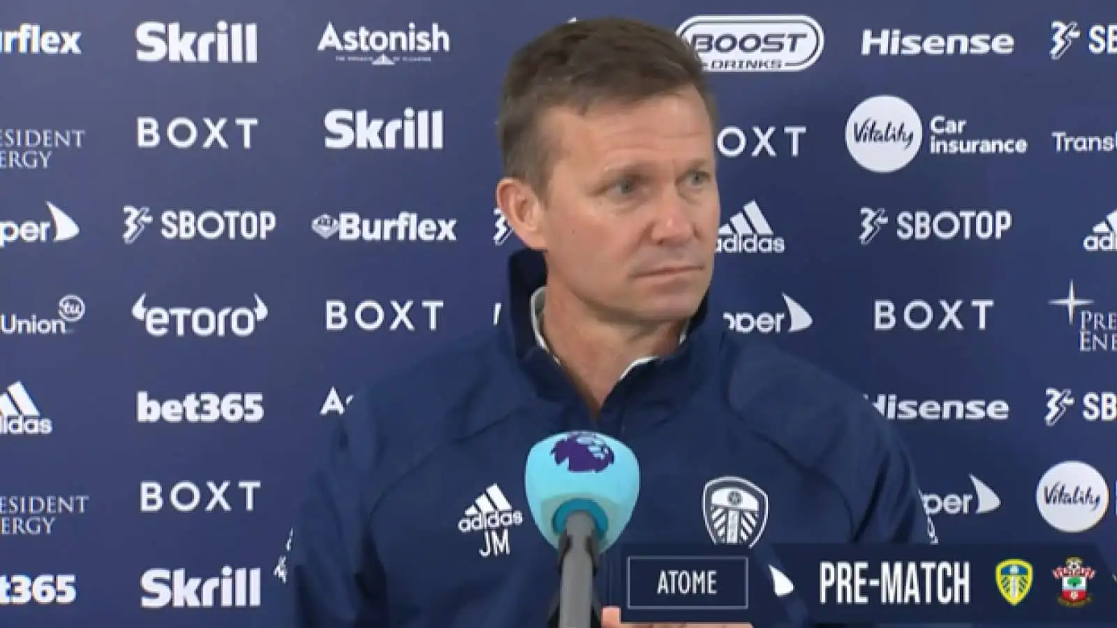 Jesse Marsch press conference: Leeds boss provides Liam Cooper lift as Luke Ayling is defended over red-card woe