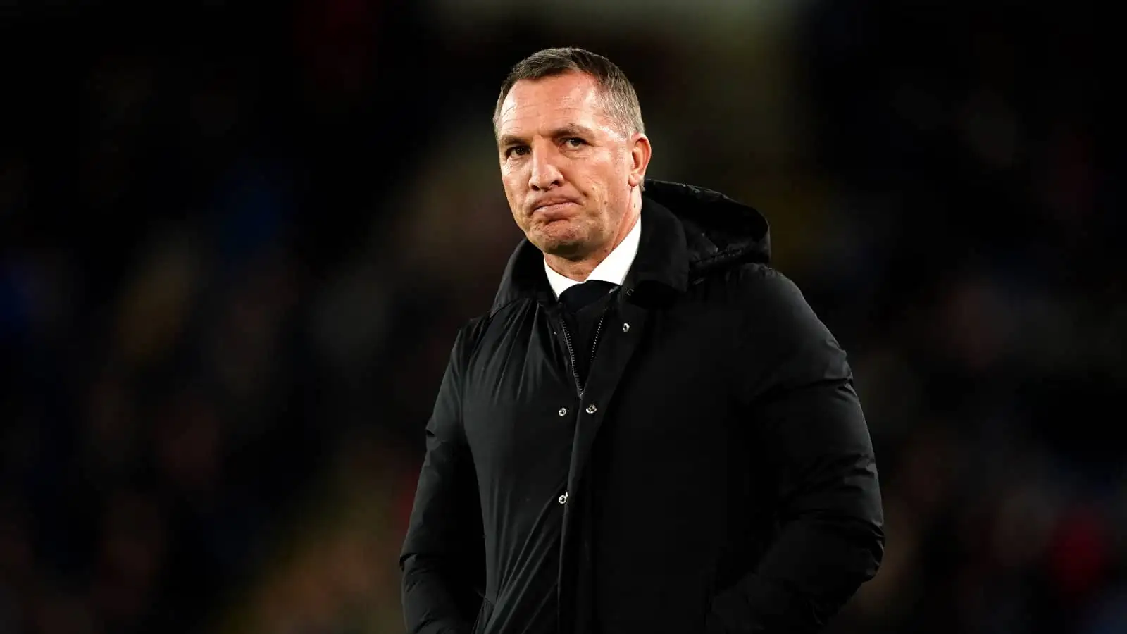 Brendan Rodgers pictured after Leicester match