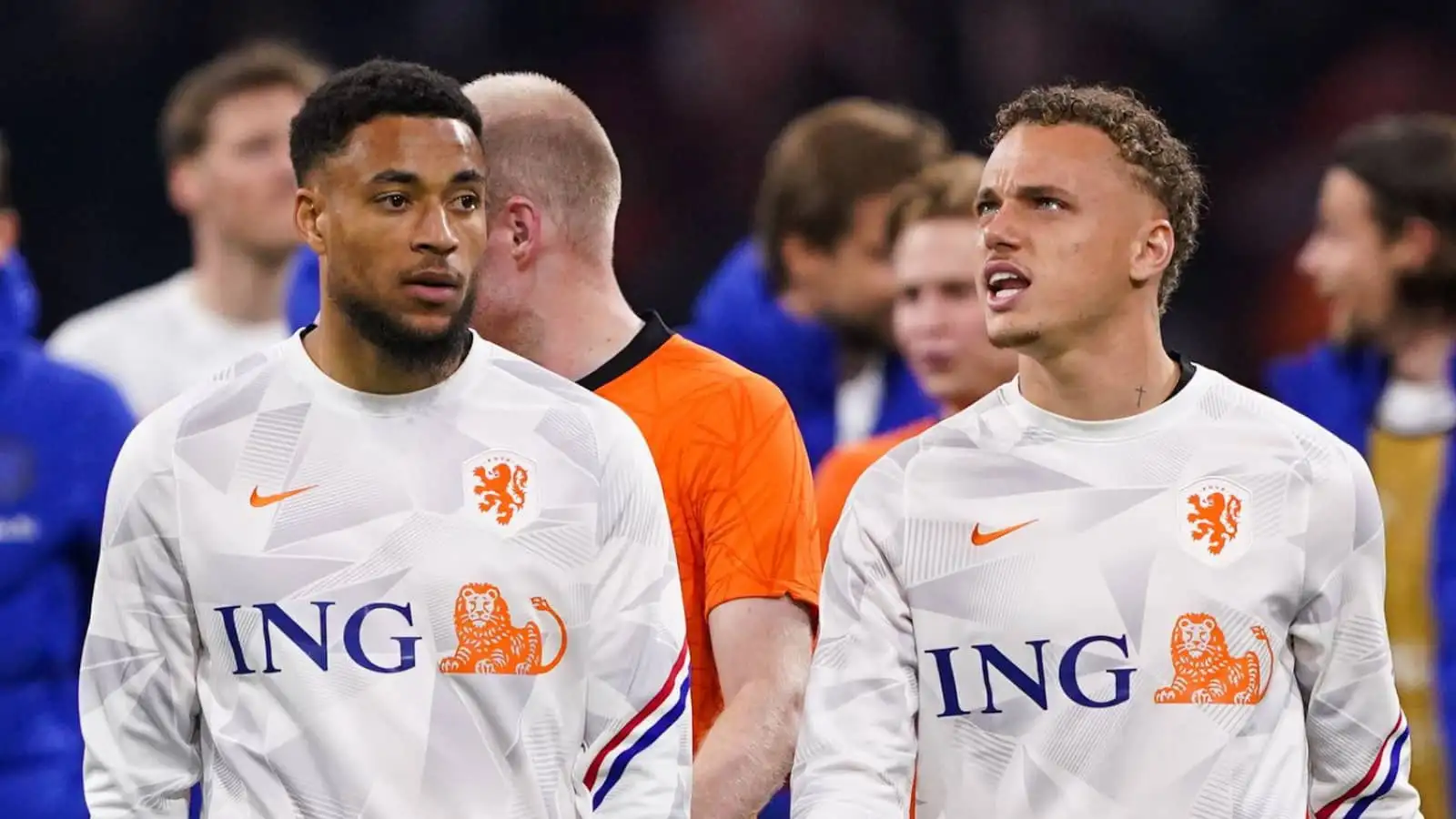 Netherlands wingers Arnaut Danjuma and Noa Lang