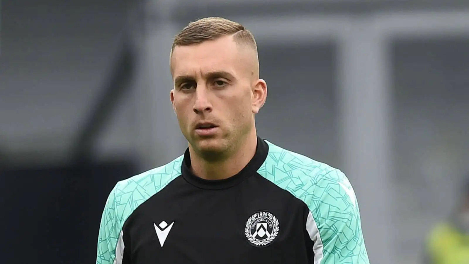 Gerard Deulofeu of Udinese Calcio during the Serie A match between SSC Napoli and Udinese Calcio at Stadio Diego Armando Maradona Naples Italy