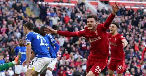 Robertson rouses Anfield after decisive Klopp call powers Liverpool to feisty Merseyside derby win