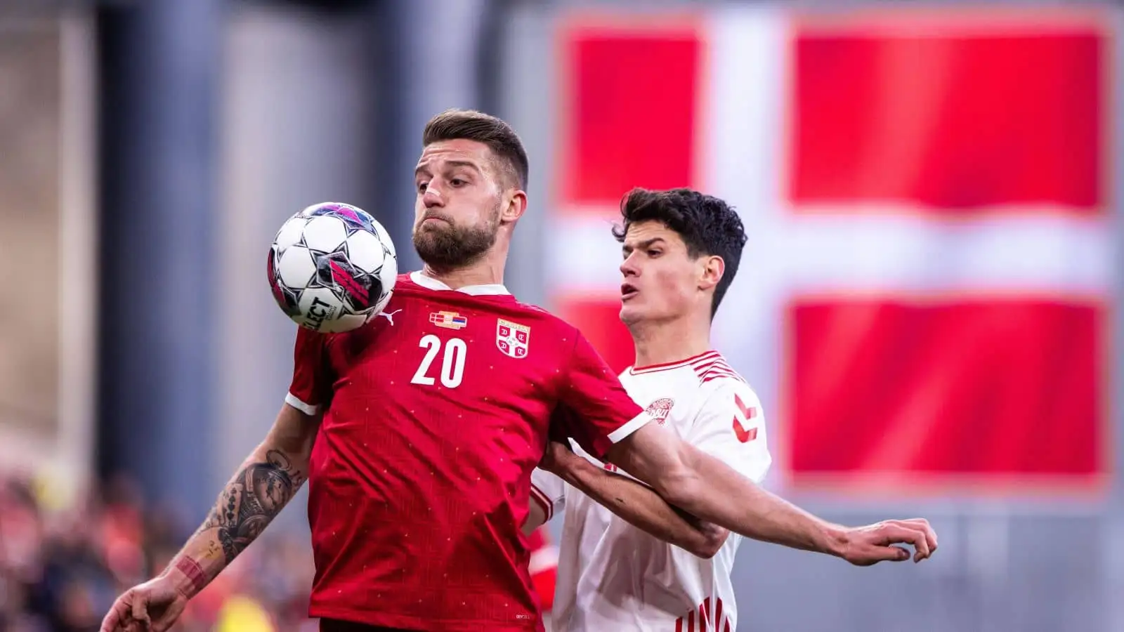 Sergej Milinkovic-Savic, Denmark v Serbia March 2022