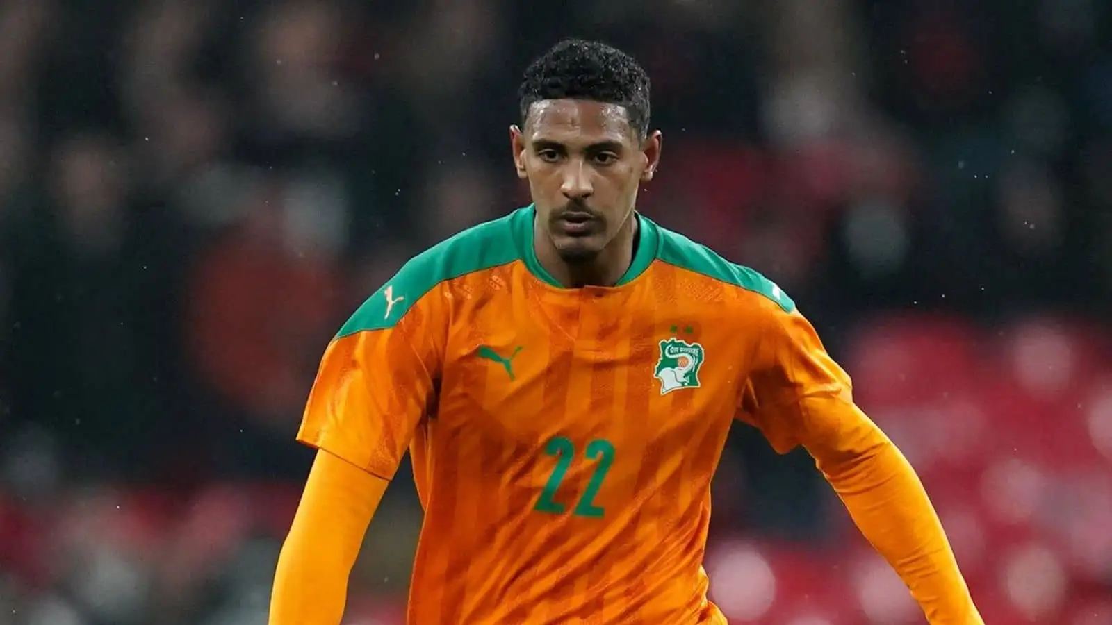 Ivory Coast and Ajax striker Sebastien Haller during the international friendly matchagainst England at Wembley Stadium, London