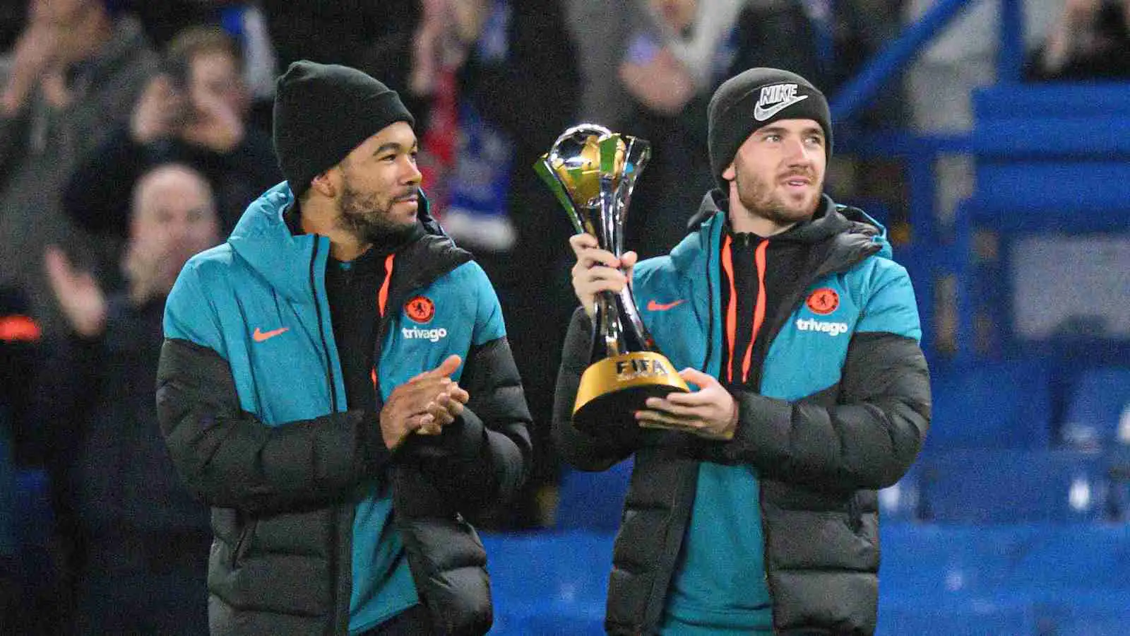 Reece James and Ben Chilwell with the Club World Cup