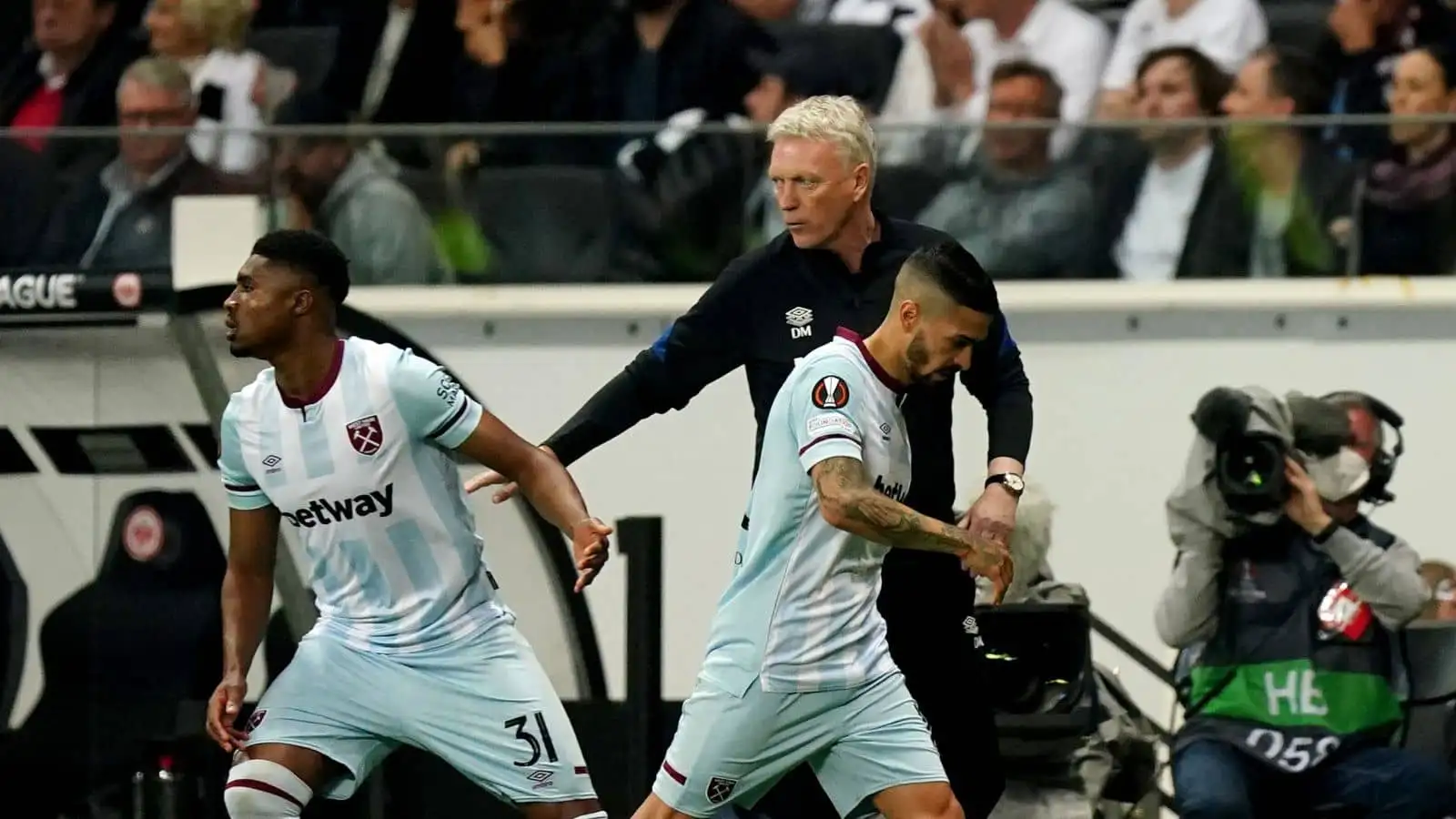 David Moyes rues major missed chance after admitting West Ham gap to  victorious Frankfurt