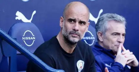 Guardiola cites Liverpool, Man Utd when addressing divisive hot topic; dismisses mooted Man City transfer