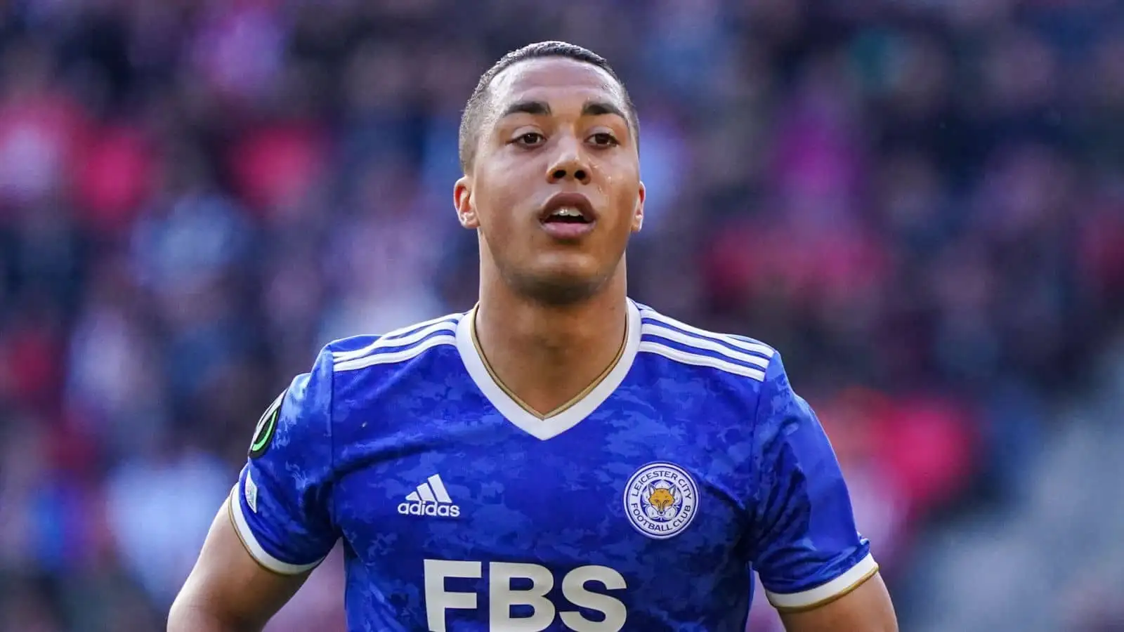 Youri Tielemans of Leicester City during the UEFA Conference League Quarter-Finals, Second Leg match between PSV Eindhoven and Leicester City at Phillips Stadion