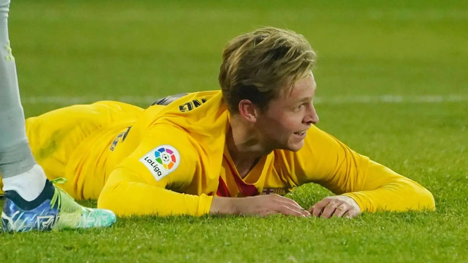 Frenkie de Jong, Barcelona midfielder, during La Liga game v Alaves