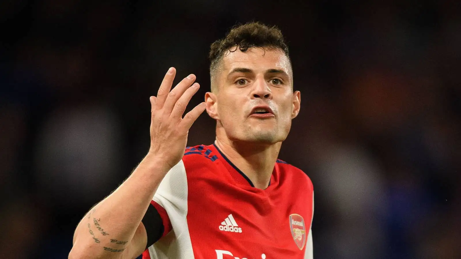Granit Xhaka branded a ‘disgrace’ following explosive rant at Arsenal youngsters