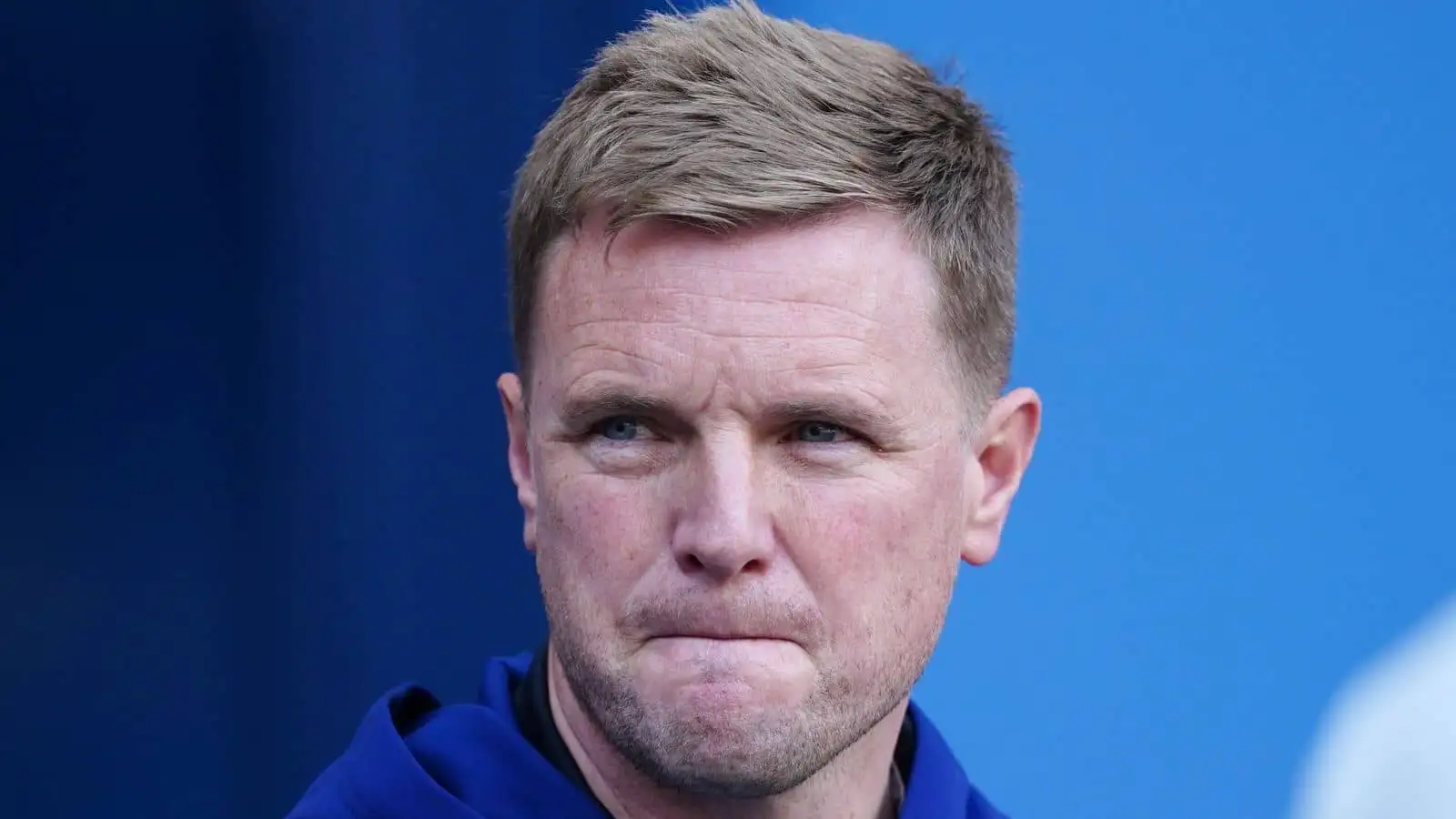 Eddie Howe, Newcastle manager, during Premier League match against Manchester City