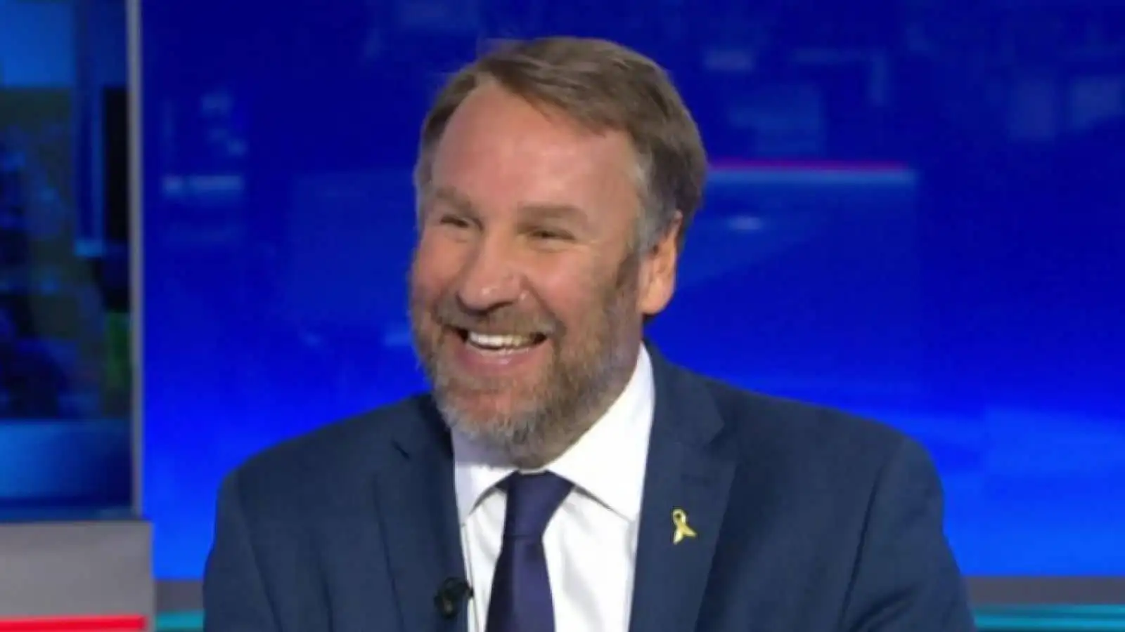 Paul Merson Sky Sports pundit - pic via Sky Sports