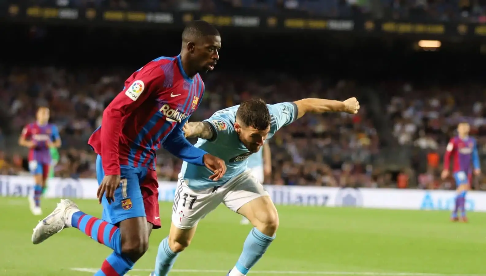 Ousmane Dembele, Javi Galan Barcelona v Celta Vigo May 2022