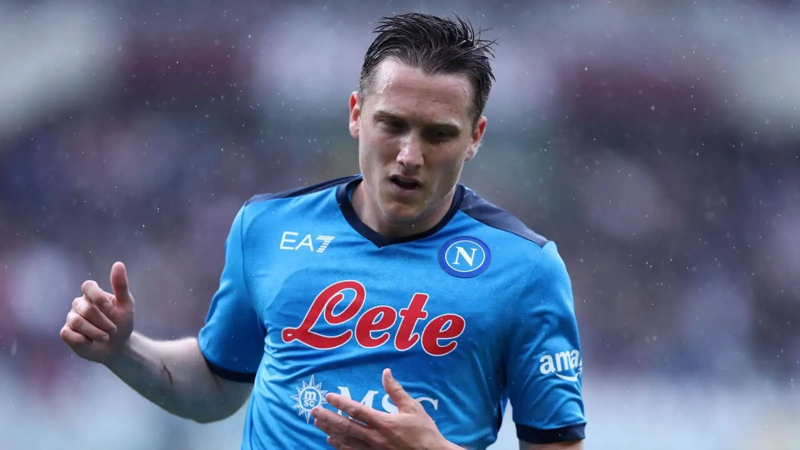 Piotr Zielinski, Napoli midfielder, during Serie A match v Torino at Stadio Olimpico