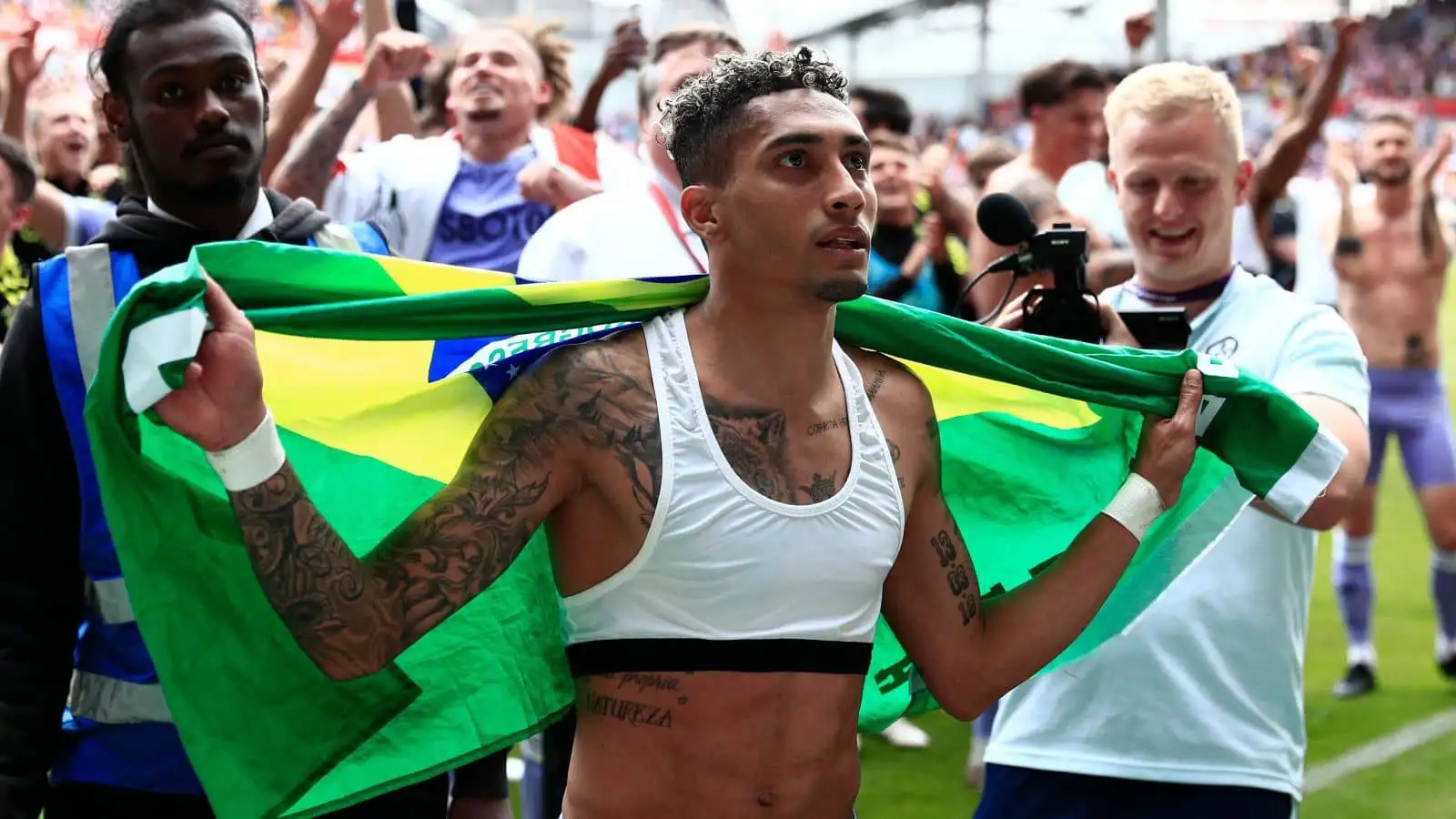 Raphinha, Leeds winger celebrates Premier League survival, following win at Brentford