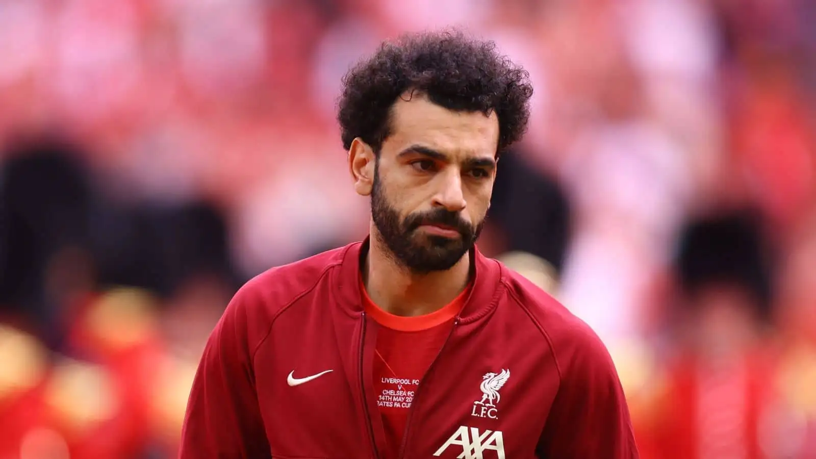 Liverpool fan in tears after Mohamed Salah hands him his jersey