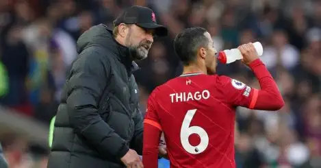 Jurgen Klopp provides big update on Thiago return; hails Firmino after ‘special’ Liverpool moment